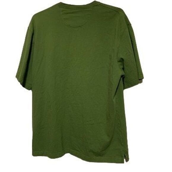 Duluth Trading Co. Green Pocket V-Neck Longtail T - Picture 4 of 4